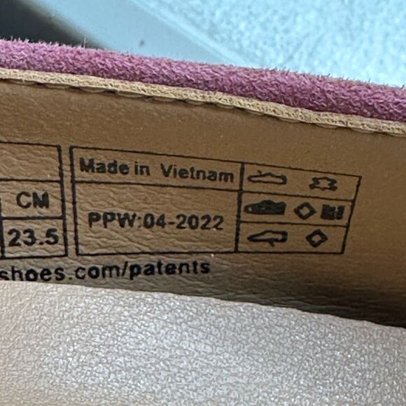 New Vionic Willa Slip On Comfort Loafer Shoes Pink Suede Leather Women's 6.5 - Picture 11 of 11